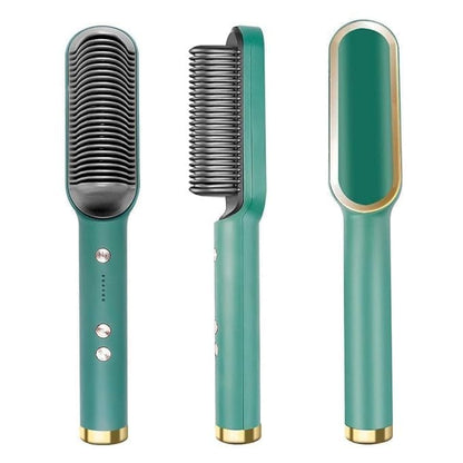 Hair straightener comb