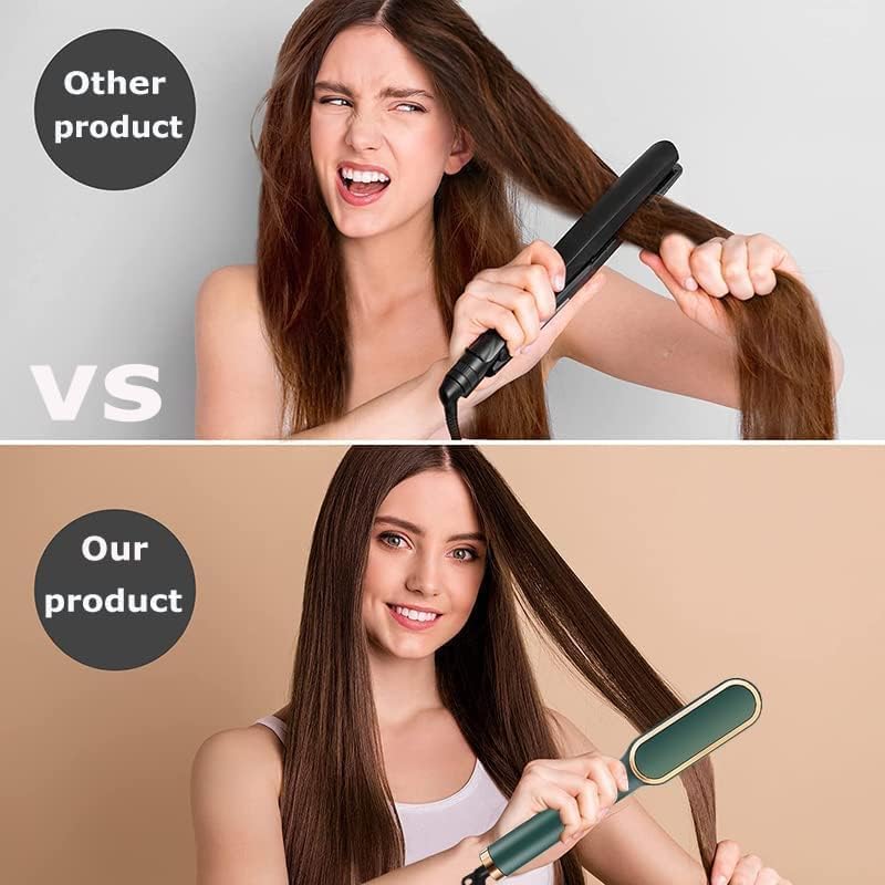 Hair straightener comb