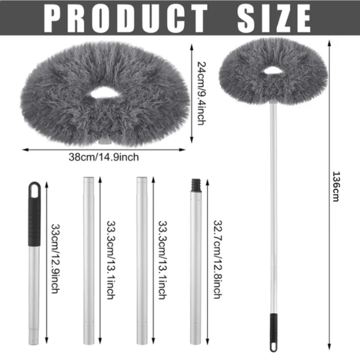 Fan Cleaner Brush with Long Rod